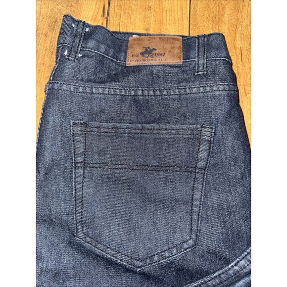 Beverly Hills Polo Club Raw Denim Jeans 38x30 - Picture 2 of 6